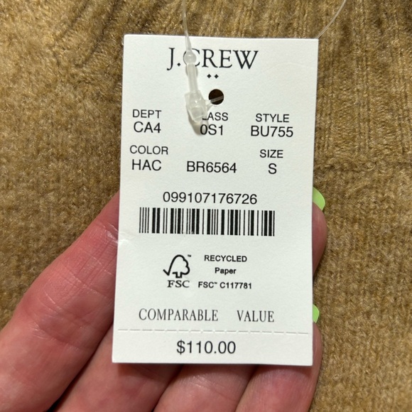 J. Crew Factory Mockneck sweater-dress in extra soft yarn - Picture 7 of 7